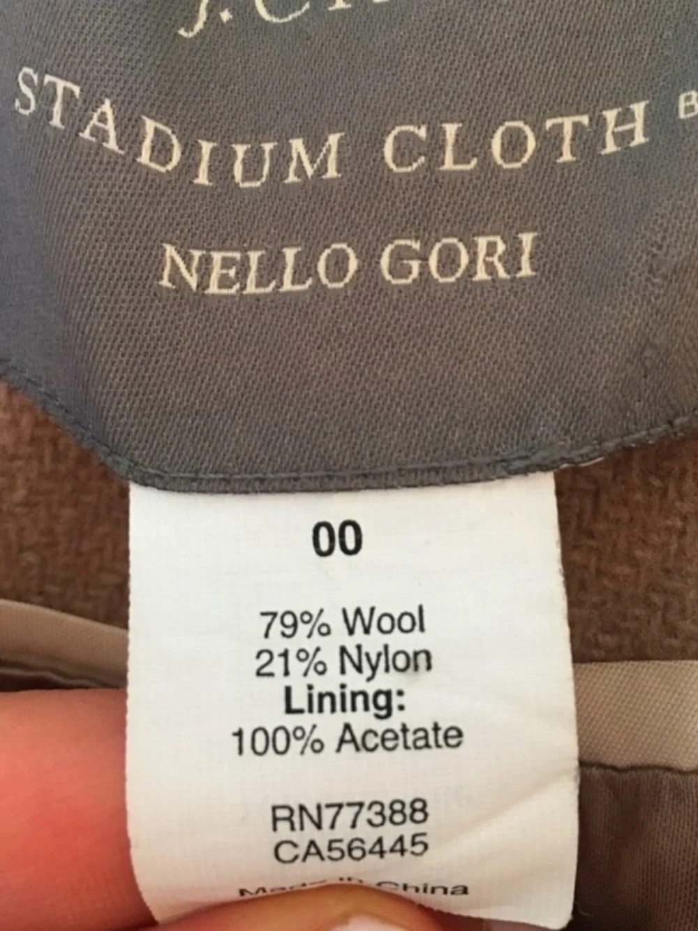 J. Crew Camel Wool Trench Coat 00 - Picture 3 of 3